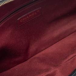 مملوكة مسبقًا حقيبة شانيل "إيزي" قلاب جلد كافيار أزرق ميتاليك