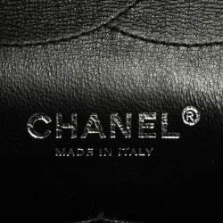 مملوكة مسبقًا Chanel Black Quilted Lambskin Leather Jumbo Classic Double Flap Bag