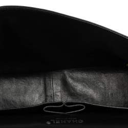 مملوكة مسبقًا Chanel Black Quilted Lambskin Leather Jumbo Classic Double Flap Bag