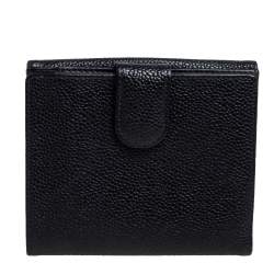 مملوكة مسبقًا Chanel Black Caviar Leather French Wallet