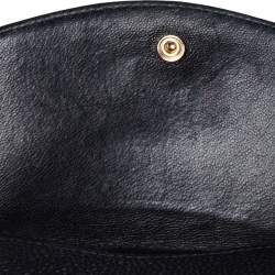 مملوكة مسبقًا Chanel Black Caviar Leather French Wallet