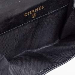مملوكة مسبقًا Chanel Black Caviar Leather French Wallet
