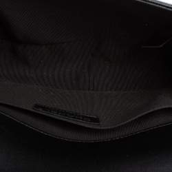 Pre Owned Chanel Black Quilted Caviar Leather Medium Boy Flap Bag