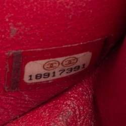 Chanel Red Quilted Patent Leather Jumbo Classic Double Flap Bag