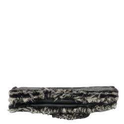 Pre Owned Chanel Black Lambskin Leather Flap Bag