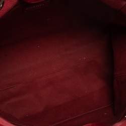 Pre Owned Chanel Red Canvas Medium Deauville Tote