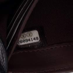 مملوكة مسبقًا Chanel Black Quilted Caviar Leather Classic Flap Wallet