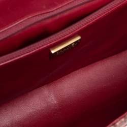 Pre Owned Chanel Ombre Red Python 2.55 Reissue Classic 226 Flap Bag