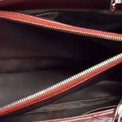 مملوكة مسبقًا Chanel Dark Red Quilted Caviar Leather Grand Shopping Tote