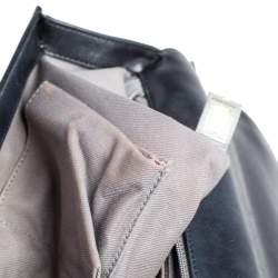 Pre Owned Chanel Black Quilted Leather Large Boy Flap Bag