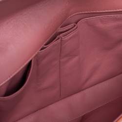 مملوكة مسبقًا Chanel Brown Chocolate Bar Quilted Patent Leather East West Flap Bag