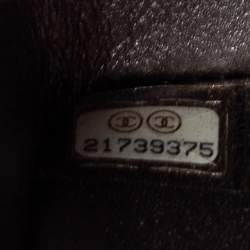 Pre Owned حقيبة شانيل بوي جلد ثعبان وجلد ميتاليك مزخرفة بقلاب متوسطة 