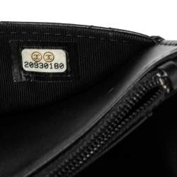 Chanel Black Aged Quilted Leather Lucky Charms 2.55 Reissue Wallet on Chain