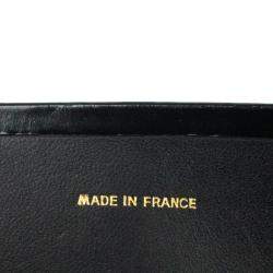 Pre Owned Chanel Black Patent Leather Vintage Flap Bag