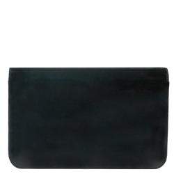 Pre Owned Chanel Black Patent Leather Vintage Flap Bag