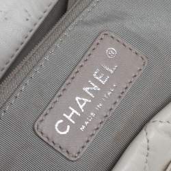 Pre Owned Chanel White Quilted Leather Paris-Shanghai Beijing 2 in 1 Backpack