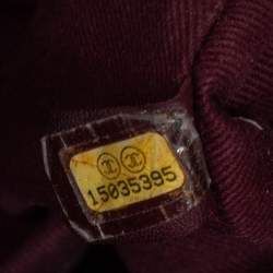 Pre Owned Chanel Dark Red Quilted Leather Istanbul Flap Bag