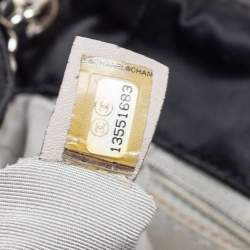 Pre Owned Chanel Black Bubble Quilted Nylon Accordion Shoulder Bag