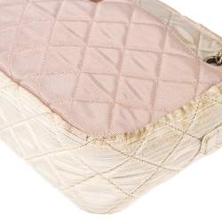 Pre Owned Chanel Multicolor Quilted Canvas Reissue 2.55 Camera Bag