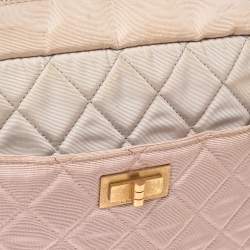 Pre Owned Chanel Multicolor Quilted Canvas Reissue 2.55 Camera Bag
