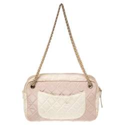 Pre Owned Chanel Multicolor Quilted Canvas Reissue 2.55 Camera Bag