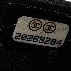 Chanel Black Caviar Leather Timeless Wallet On Chain