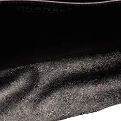 مملوكة مسبقًا Chanel Metallic Grey Quilted Leather Maxi Classic Single Flap Bag