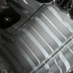 Pre Owned Chanel Black Leather Disc Accordion Flap Bag