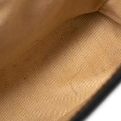 Pre Owned Chanel Black Quilted Crinkled Leather Large Boy Bag