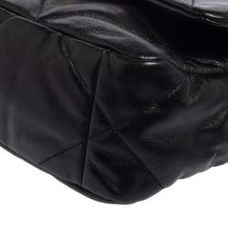 Pre Owned Chanel Black Quilted Leather Small 19 Flap Bag