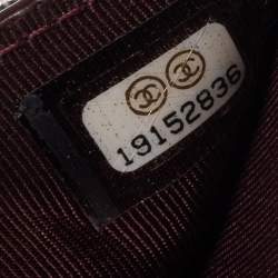 Pre Owned Chanel Black Caviar Leather Petit Portefeuille Wallet