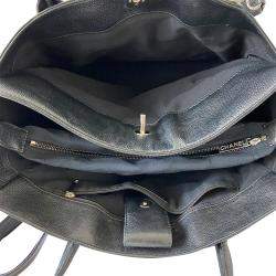 مملوكة مسبقًا Chanel Black Leather Executive Cerf Tote Bag