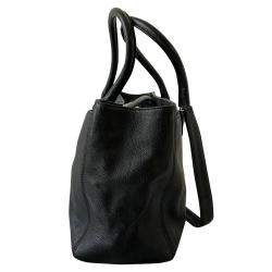 مملوكة مسبقًا Chanel Black Leather Executive Cerf Tote Bag