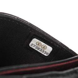 مملوكة مسبقًا Chanel Black Matelasse Leather CC Wallet