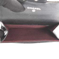 مملوكة مسبقًا Chanel Black Matelasse Leather CC Wallet