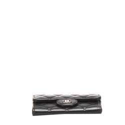 مملوكة مسبقًا Chanel Black Matelasse Leather CC Wallet