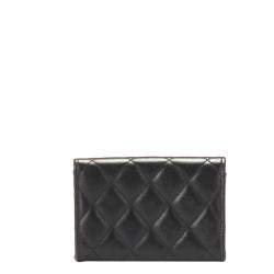 مملوكة مسبقًا Chanel Black Matelasse Leather CC Wallet