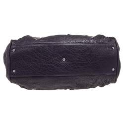 مملوكة مسبقًا حقيبة شانيل دكتزر جلد بنفسجي بطيات