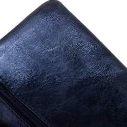 Pre Owned Chanel Metallic Purple Quilted Leather Reissue 2.55 Classic 226 Flap Bag