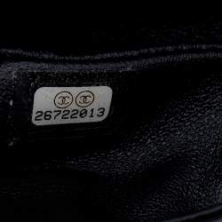 Pre Owned Chanel Black Quilted Leather Reissue Waist Bag