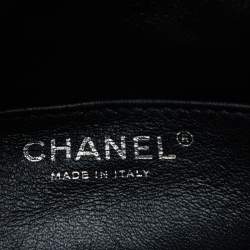 Pre Owned Chanel Black Aged Quilted Leather Mini Reissue Camera Bag