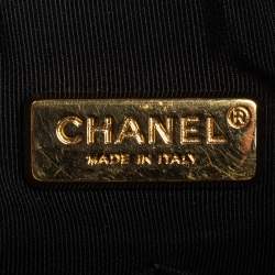 Pre Owned Chanel Black Quilted Leather Large In Seoul Backpack