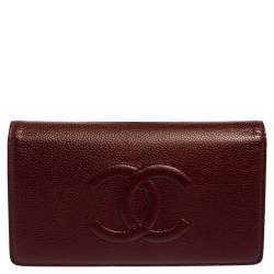 Chanel Caviar Leather Timeless CC Yen Wallet (SHF-SCpxRY) – LuxeDH