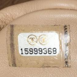 مملوكة مسبقًا  حقيبة شانيل ريشيو 2.55 كلاسيك 228 جلد ثعبان بيج بقلاب