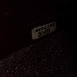 Pre Owned حقيبة شانيل قلاب مزدوج جامبو كلاسيك جلد مبطن أسود