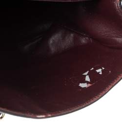 Pre Owned حقيبة شانيل جامبو كلاسيك جلد كافيار مبطن بيج بقلاب مزدوج 