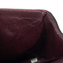 Pre Owned حقيبة شانيل جامبو كلاسيك جلد كافيار مبطن بيج بقلاب مزدوج 