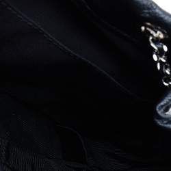 Pre Owned Chanel Black Quilted Leather Small Gabrielle Bucket Bag