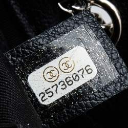 Pre Owned Chanel Black Quilted Leather Small Gabrielle Bucket Bag