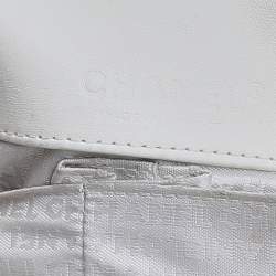 Pre Owned Chanel White Leather Knotted Flap CC Chain Shoulder Bag